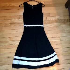 Black business casual dress.